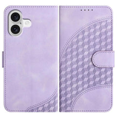YX0060 Elephant Head Embossed Phone Leather Case with Lanyard, For iPhone 17 Pro Max, For iPhone 17 Pro, For iPhone 17
