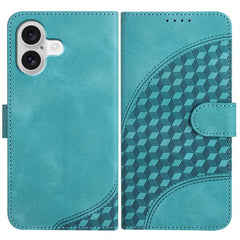 YX0060 Elephant Head Embossed Phone Leather Case with Lanyard, For iPhone 17 Pro Max, For iPhone 17 Pro, For iPhone 17
