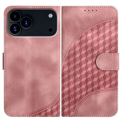 YX0060 Elephant Head Embossed Phone Leather Case with Lanyard, For iPhone 17 Pro Max, For iPhone 17 Pro, For iPhone 17