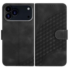 YX0060 Elephant Head Embossed Phone Leather Case with Lanyard, For iPhone 17 Pro Max, For iPhone 17 Pro, For iPhone 17