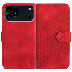 YX0060 Elephant Head Embossed Phone Leather Case with Lanyard, For iPhone 17 Pro Max, For iPhone 17 Pro, For iPhone 17