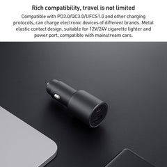 Original Xiaomi 43W Dual Ports USB + USB-C / Type-C Car Charger 1A1C, 43W
