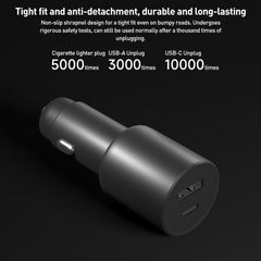 Original Xiaomi 43W Dual Ports USB + USB-C / Type-C Car Charger 1A1C, 43W