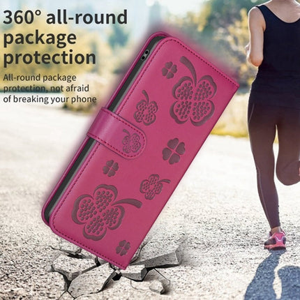 Four-leaf Embossed Leather Phone Case, For iPhone 11 Pro, For iPhone X / XS, For iPhone XR, For iPhone XS Max