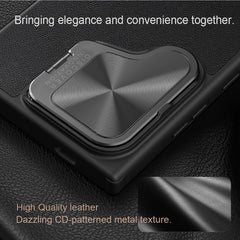 NILLKIN Qin Prop Series Flip Camera Cover Design Leather Phone Case, For Samsung Galaxy S24 Ultra 5G, For Samsung Galaxy S24+ 5G, For Samsung Galaxy S24 5G