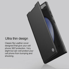 NILLKIN Qin Prop Series Flip Camera Cover Design Leather Phone Case, For Samsung Galaxy S24 Ultra 5G, For Samsung Galaxy S24+ 5G, For Samsung Galaxy S24 5G
