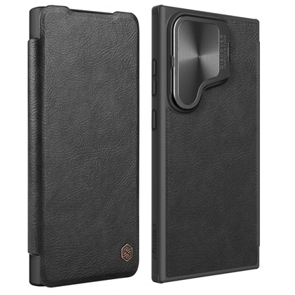 NILLKIN Qin Prop Series Flip Camera Cover Design Leather Phone Case, For Samsung Galaxy S24+ 5G, For Samsung Galaxy S24 5G