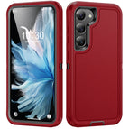 For Samsung Galaxy S24+ 5G / S25+ 5G / Red + Black