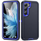 For Samsung Galaxy S24+ 5G / S25+ 5G / Dark Blue + Royal Blue