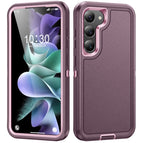 For Samsung Galaxy S24 5G / S25 5G / Purple + Pink