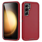 For Samsung Galaxy S23 FE 5G / Red + Black