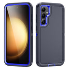 For Samsung Galaxy S23 FE 5G / Dark Blue + Royal Blue