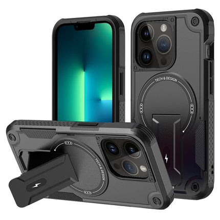 Armor Magsafe Holder PC Hybrid TPU Phone Case