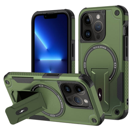Armor Magsafe Holder PC Hybrid TPU Phone Case