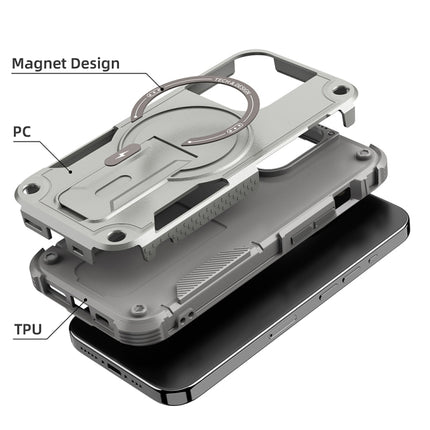 Armor Magsafe Holder PC Hybrid TPU Phone Case