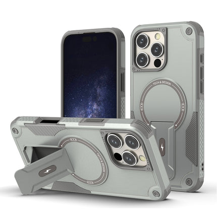 Armor Magsafe Holder PC Hybrid TPU Phone Case, For iPhone 17e / 16e, For iPhone 16 Pro Max, For iPhone 16 Pro, For iPhone 16 Plus
