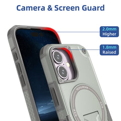 Armor Magsafe Holder PC Hybrid TPU Phone Case