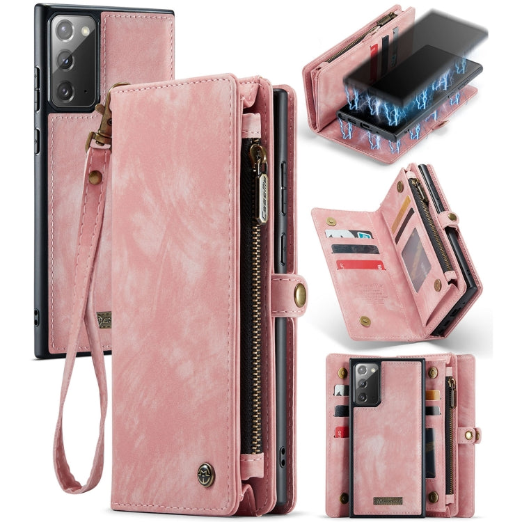 CaseMe-008 Detachable Multifunctional Horizontal Flip Leather Case with Card Slot & Holder & Zipper Wallet & Photo Frame, For Samsung Galaxy Note20, For Samsung Galaxy Note20 Ultra