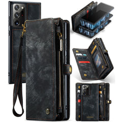 CaseMe-008 Detachable Multifunctional Horizontal Flip Leather Case with Card Slot & Holder & Zipper Wallet & Photo Frame, For Samsung Galaxy Note20, For Samsung Galaxy Note20 Ultra