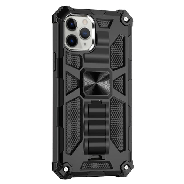 Armor Shockproof TPU + PC Magnetic Protective Case with Holder, For iPhone 12 / 12 Pro, For iPhone 12 Pro Max
