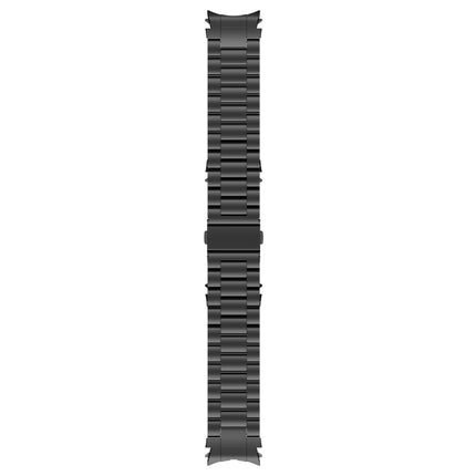 Button Style Three-bead Metal Watch Band, For Samsung Galaxy Watch6/6 Classic/5/5 Pro
