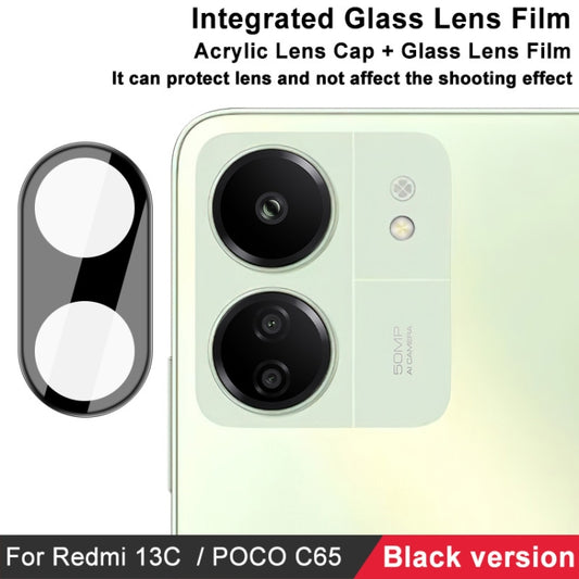 imak High Definition Integrated Glass Lens Film Black Version, For Xiaomi Redmi 13C 4G / POCO C65 4G, For Xiaomi Redmi K70 5G/K70 Pro 5G/K70E 5G