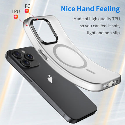 MagSafe Frosted Translucent TPU + PC Full Coverage Phone Case, For iPhone 13 Pro Max, For iPhone 13 Pro