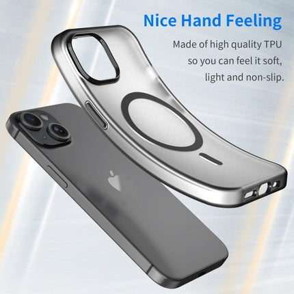 MagSafe Frosted Translucent TPU + PC Full Coverage Phone Case, For iPhone 14, For iPhone 14 Pro