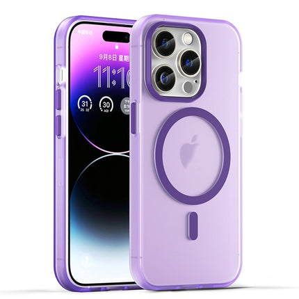 MagSafe Frosted Translucent TPU + PC Full Coverage Phone Case, For iPhone 15, For iPhone 14 Plus