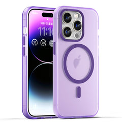 MagSafe Frosted Translucent TPU + PC Full Coverage Phone Case, For iPhone 15 Pro, For iPhone 15 Plus, For iPhone 15