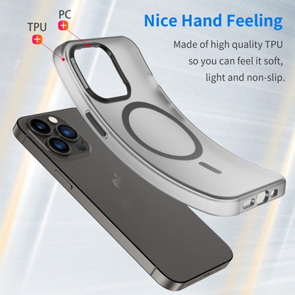MagSafe Frosted Translucent TPU + PC Full Coverage Phone Case, For iPhone 12 Pro Max, For iPhone 12 Pro