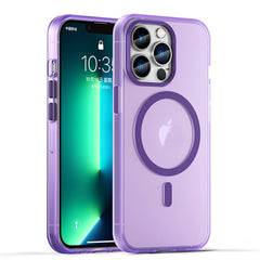 MagSafe Frosted Translucent TPU + PC Full Coverage Phone Case