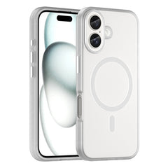 MagSafe Frosted Translucent TPU + PC Full Coverage Phone Case, For iPhone 16, For iPhone 15 Pro Max