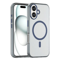 MagSafe Frosted Translucent TPU + PC Full Coverage Phone Case, For iPhone 16, For iPhone 15 Pro Max
