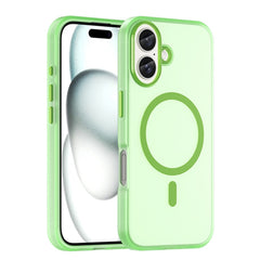 MagSafe Frosted Translucent TPU + PC Full Coverage Phone Case, For iPhone 16, For iPhone 15 Pro Max