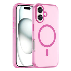 MagSafe Frosted Translucent TPU + PC Full Coverage Phone Case, For iPhone 16, For iPhone 15 Pro Max
