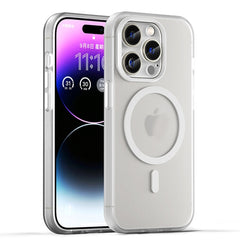 MagSafe Frosted Translucent TPU + PC Full Coverage Phone Case