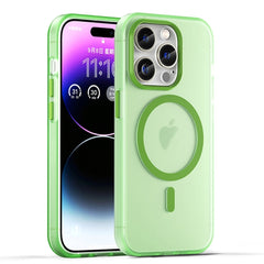 MagSafe Frosted Translucent TPU + PC Full Coverage Phone Case