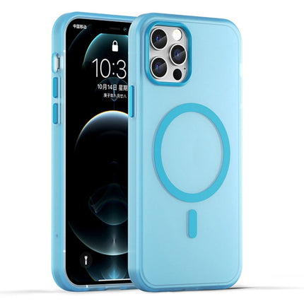 MagSafe Frosted Translucent TPU + PC Full Coverage Phone Case, For iPhone 12 Pro Max, For iPhone 12 Pro
