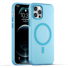 MagSafe Frosted Translucent TPU + PC Full Coverage Phone Case, For iPhone 12 Pro Max, For iPhone 12 Pro