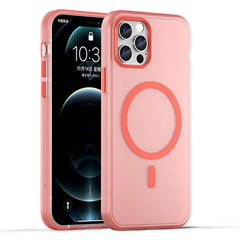 MagSafe Frosted Translucent TPU + PC Full Coverage Phone Case, For iPhone 12 Pro Max, For iPhone 12 Pro