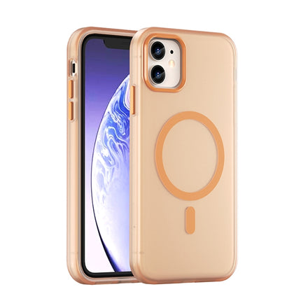 MagSafe Frosted Translucent TPU + PC Full Coverage Phone Case, For iPhone 11 Pro Max, For iPhone 11