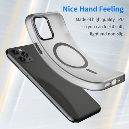 MagSafe Frosted Translucent TPU + PC Full Coverage Phone Case, For iPhone 11 Pro