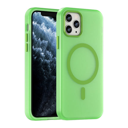 MagSafe Frosted Translucent TPU + PC Full Coverage Phone Case, For iPhone 11 Pro Max, For iPhone 11