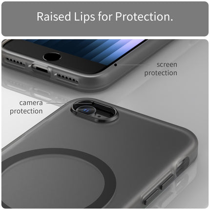 MagSafe Frosted Translucent TPU + PC Full Coverage Phone Case, For iPhone 13, For iPhone 12