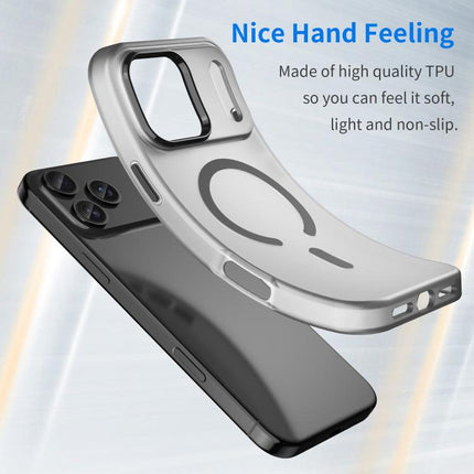 MagSafe Frosted Translucent TPU + PC Full Coverage Phone Case, For iPhone 16 Pro, For iPhone 16 Plus