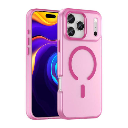 MagSafe Frosted Translucent TPU + PC Full Coverage Phone Case, For iPhone 16 Pro, For iPhone 16 Plus