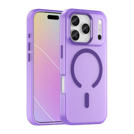 MagSafe Frosted Translucent TPU + PC Full Coverage Phone Case, For iPhone 16 Pro, For iPhone 16 Plus