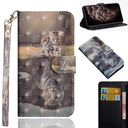3D Painting Pattern Horizontal Flip TPU + PU Leather Case with Holder & Card Slots & Wallet & Lanyard, For iPhone 11 Pro Max, For iPhone 11 Pro