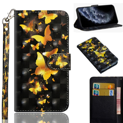 3D Painting Pattern Horizontal Flip TPU + PU Leather Case with Holder & Card Slots & Wallet & Lanyard, For iPhone 11 Pro Max, For iPhone 11 Pro